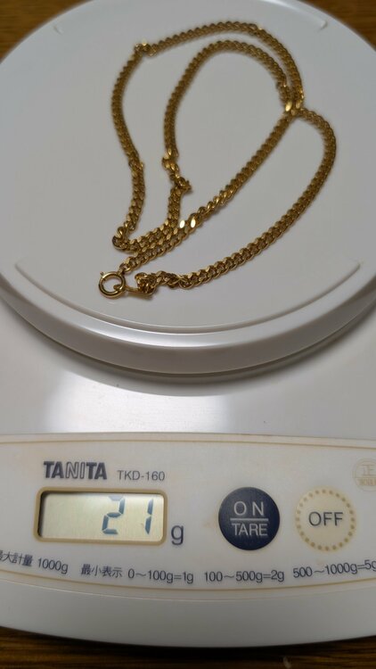 18K喜平ネックレス（金・貴金属）の商品画像 - 査定依頼日：2025年12月20日 - 最高査定価格：390,000円