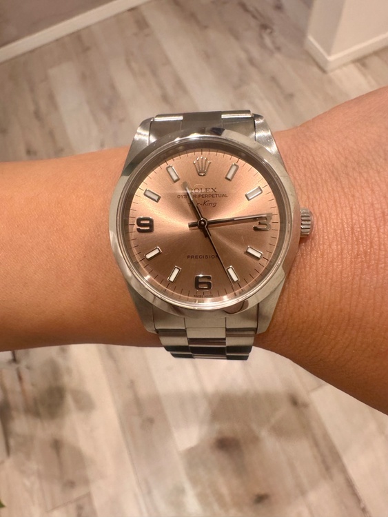 ROLEX エアキング レディース腕時計（高級時計）の商品画像 - 査定依頼日：2026年9月8日 - 最高査定価格：700,000円