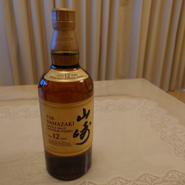 山崎12年（お酒）の商品画像 - 査定依頼日：2025年7月29日 - 最高査定価格：18,500円