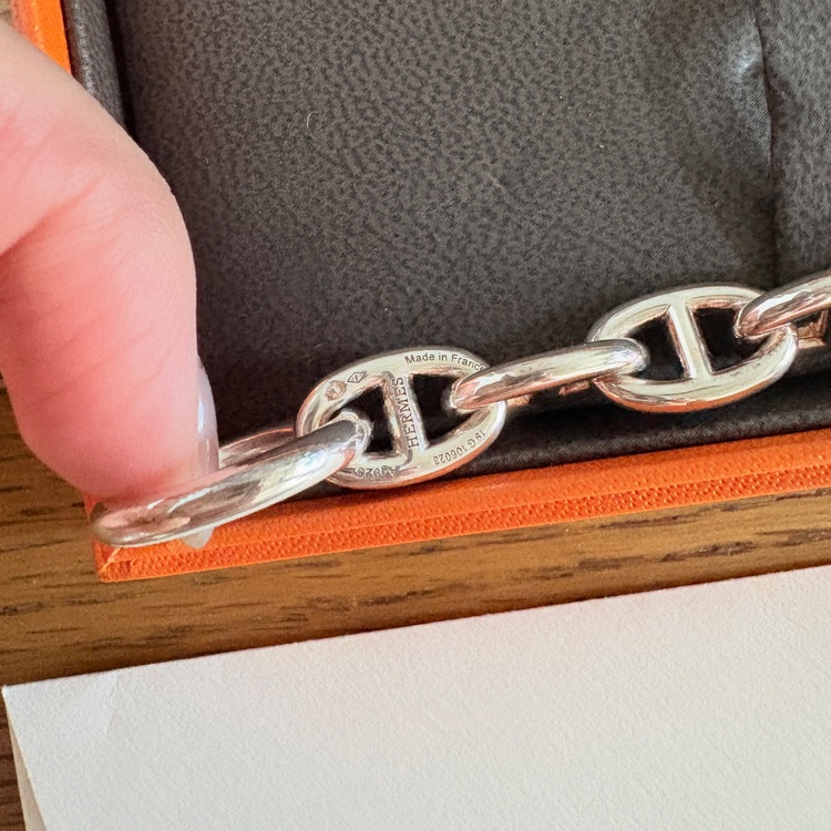 エルメスシェーヌダンクルブレスレット（金・貴金属）の商品画像 - 査定依頼日：2025年9月12日 - 最高査定価格：250,000円