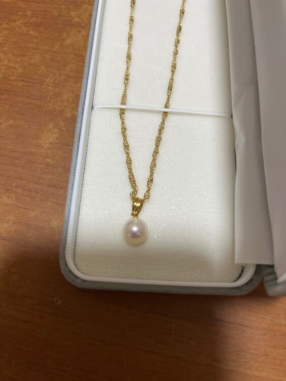 18金、パールペンダント（金・貴金属）の商品画像 - 査定依頼日：2024年1月4日 - 最高査定価格：20,000円