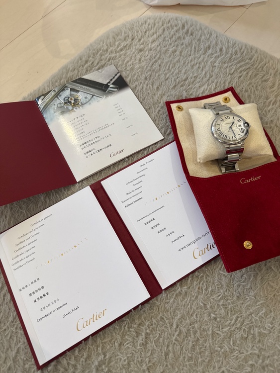 カルティエ バロンブルー W69012Z4（高級時計）の商品画像 - 査定依頼日：2026年1月26日 - 最高査定価格：450,000円