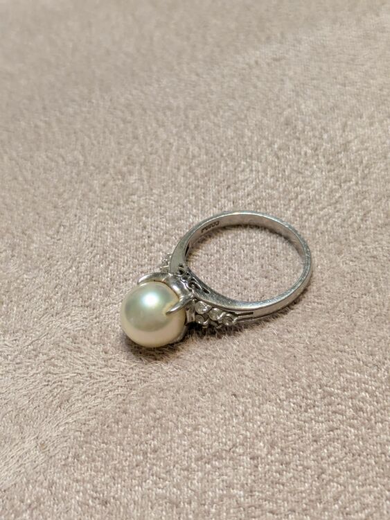 真珠プラチナリング（宝石）の商品画像 - 査定依頼日：2025年12月1日 - 最高査定価格：50,000円