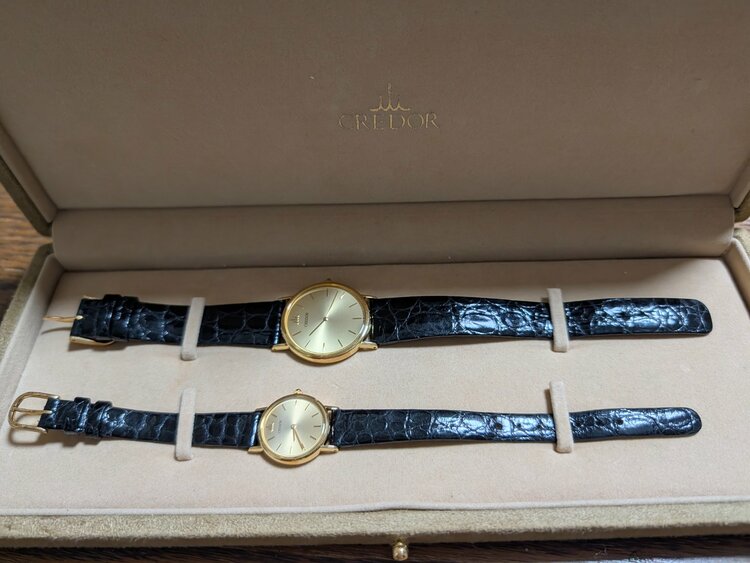 セイコー その他 CREDOR 18KTぺあ（高級時計）の商品画像 - 査定依頼日：2026年2月10日 - 最高査定価格：500,000円