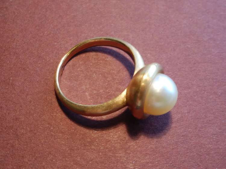 agete 18金YGxゴールデンパールリング（宝石）の商品画像 - 査定依頼日：2023年1月12日 - 最高査定価格：30,000円