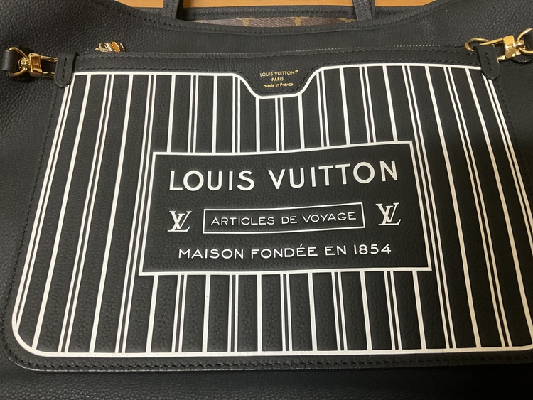 M28351  ネヴァーフル　インサイドアウト　MM  ブラック/モノグラム（ブランドバッグ）の商品画像 - 査定依頼日：2026年1月9日 - 最高査定価格：360,000円