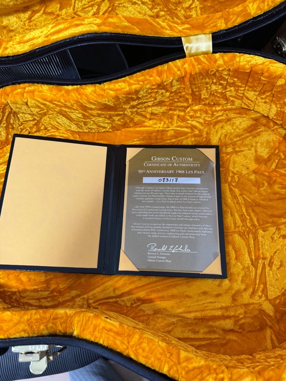 50th anniversary 1968 les paul custom（ピアノ・楽器・PA機材）の商品画像 - 査定依頼日：2026年5月16日 - 最高査定価格：600,000円