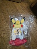 ぬいぐるみ 藤井聡太八冠の王将駒とピカチュウ（その他のおもちゃ）の商品画像 - 査定依頼日：2026年2月8日 - 最高査定価格：5,000円
