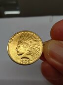 インディアンコイン1909 5ドル(1枚)、10ドル(1枚)（金・貴金属）の商品画像 - 査定依頼日：2026年8月18日 - 最高査定価格：550,000円