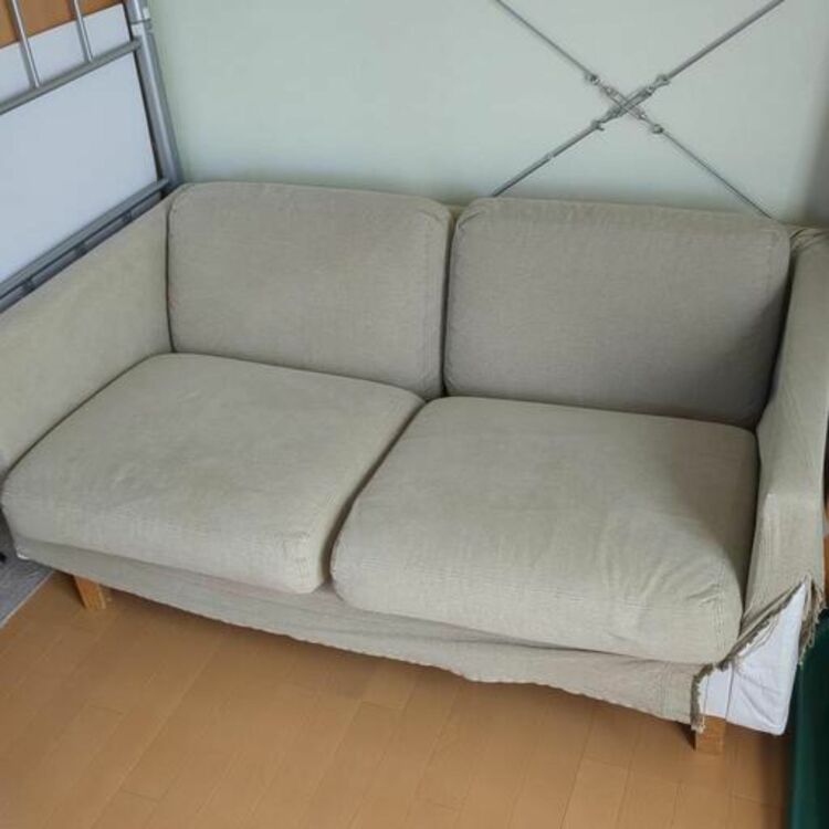 無印良品　ソファ　二人掛け　シンプル　北欧（家具・寝具）の商品画像 - 査定依頼日：2025年10月22日 - 最高査定価格：1,000円