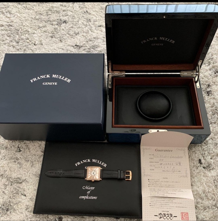 フランクミュラー マスタースクエア ※オーバーホール型番 6002L QZ D CD 1R ※ シリアル N54（高級時計）の商品画像 - 査定依頼日：2025年11月23日 - 最高査定価格：770,000円