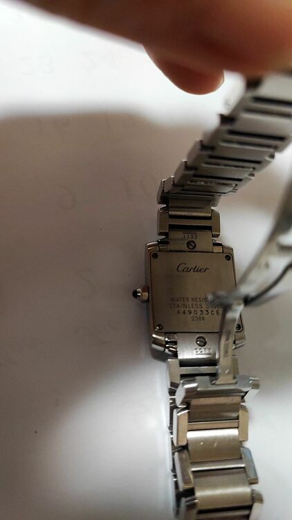 カルティエ タンク 449033CE（高級時計）の商品画像 - 査定依頼日：2025年6月24日 - 最高査定価格：340,000円