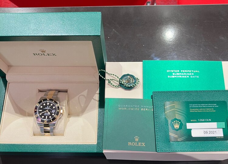 ロレックス サブマリーナー 126613l（高級時計）の商品画像 - 査定依頼日：2025年2月25日 - 最高査定価格：2,450,000円