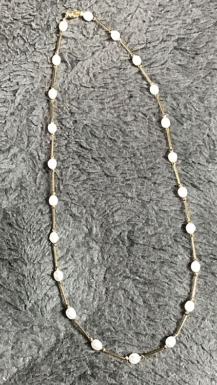 パールと18Kのゴールドのネックレス（金・貴金属）の商品画像 - 査定依頼日：2020年4月18日