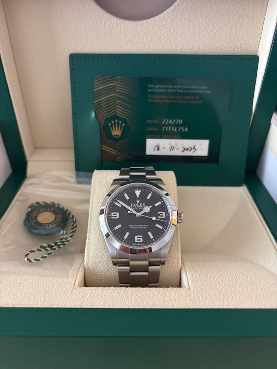 ロレックス エクスプローラー 22427（高級時計）の商品画像 - 査定依頼日：2025年6月14日 - 最高査定価格：1,300,000円