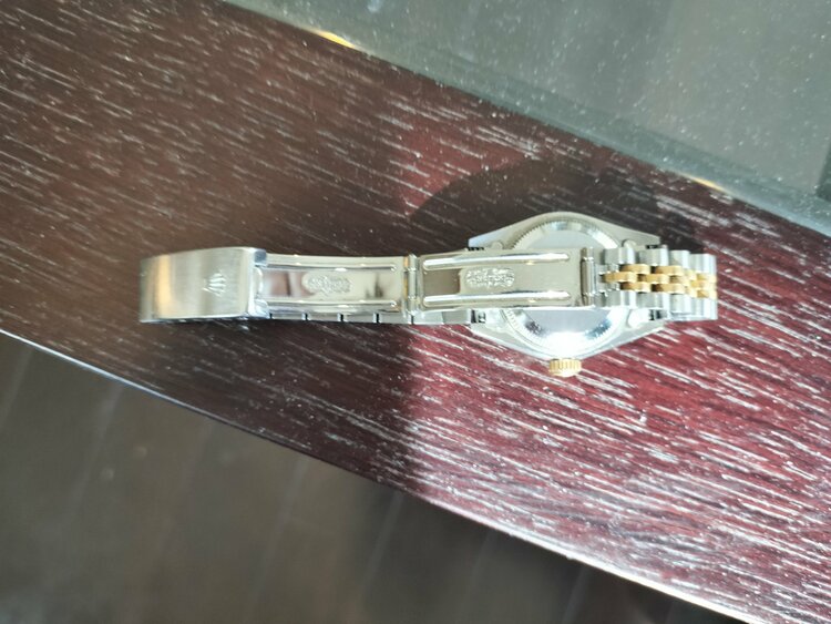 ロレックス デイトジャスト レディース　シルバーゴールドこんひ（高級時計）の商品画像 - 査定依頼日：2026年2月21日 - 最高査定価格：880,000円