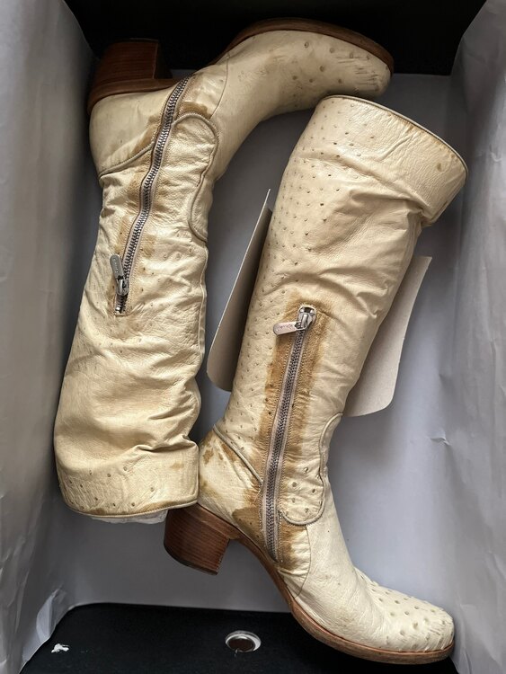 RoccoP. オーストリッチ　ブーツ（古着・ファッション）の商品画像 - 査定依頼日：2025年3月30日 - 最高査定価格：6,000円