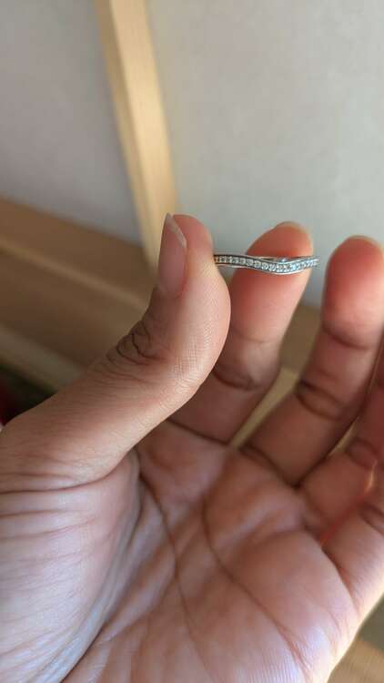 カルティエ　バレリーナ プラチナ、ダイヤモンド ウェディング リング プラチナ、（金・貴金属）の商品画像 - 査定依頼日：2025年3月21日 - 最高査定価格：100,000円