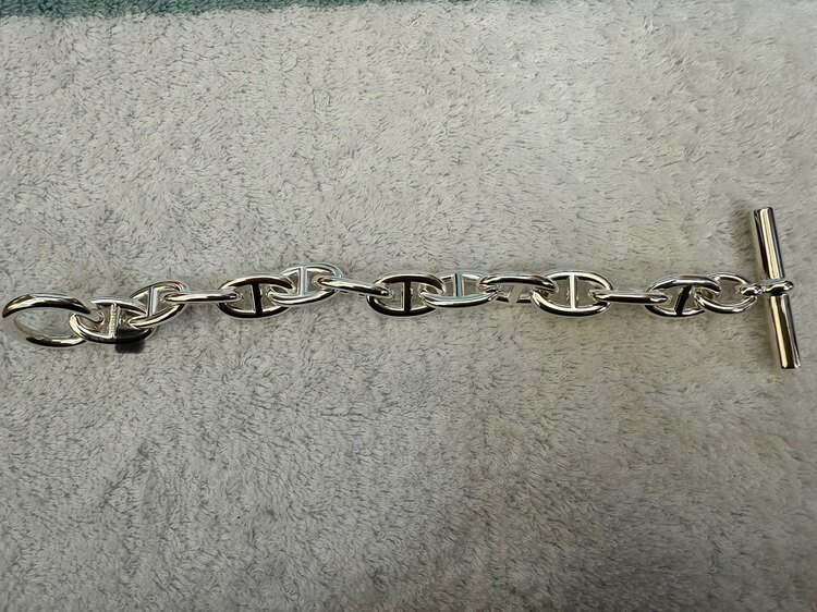 エルメス シェーヌ・ダンクル ブレスレット TGM12（金・貴金属）の商品画像 - 査定依頼日：2025年4月16日 - 最高査定価格：260,000円