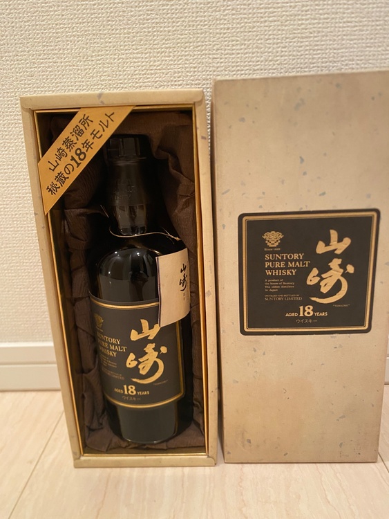 山崎18年旧ボトル（お酒）の商品画像 - 査定依頼日：2025年12月11日 - 最高査定価格：240,000円