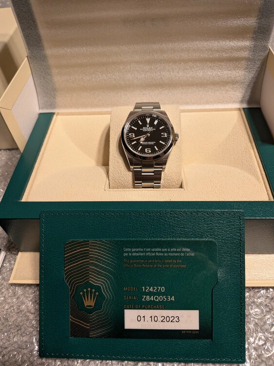 エクスプローラー（高級時計）の商品画像 - 査定依頼日：2026年2月6日 - 最高査定価格：1,290,000円
