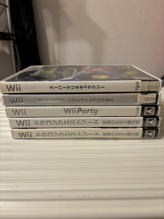 Wiiソフト5点（ゲーム機本体・ゲームソフト）の商品画像 - 査定依頼日：2024年10月12日