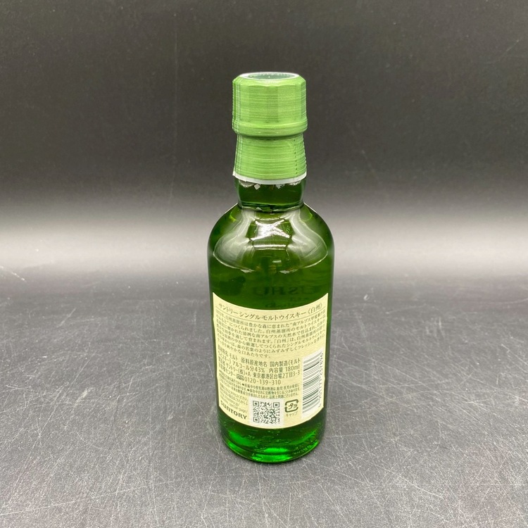 白州　43度　180ml（お酒）の商品画像 - 査定依頼日：2026年6月9日 - 最高査定価格：1,000円