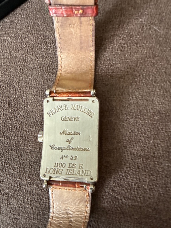 フランクミュラー ロングアイランド 1100 DS q（高級時計）の商品画像 - 査定依頼日：2025年9月9日 - 最高査定価格：1,000,000円