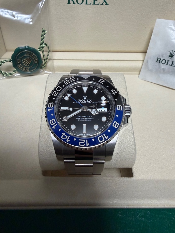 GMTマスターⅡバットマン（高級時計）の商品画像 - 査定依頼日：2026年4月15日 - 最高査定価格：2,750,000円