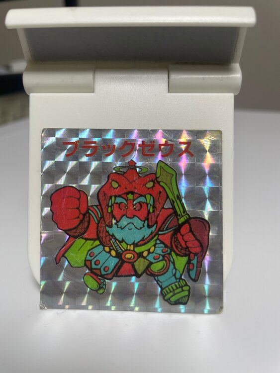 初代ビックリマンシール　チョコ版　ブラックゼウス（その他のおもちゃ）の商品画像 - 査定依頼日：2025年2月21日 - 最高査定価格：3,300円