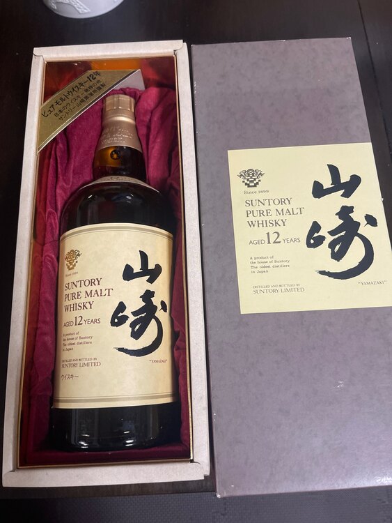 山崎ピュアモルトウイスキー12年（お酒）の商品画像 - 査定依頼日：2025年3月18日 - 最高査定価格：12,000円