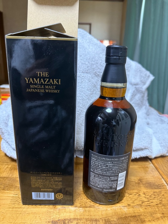 山崎18年（お酒）の商品画像 - 査定依頼日：2025年8月18日 - 最高査定価格：80,000円