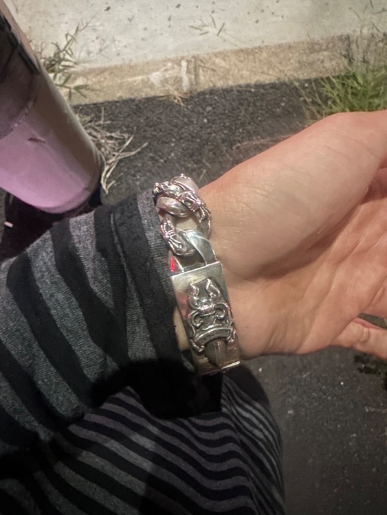 ダブルID ブレスレット クラシック（古着・ファッション）の商品画像 - 査定依頼日：2025年10月16日 - 最高査定価格：100,000円