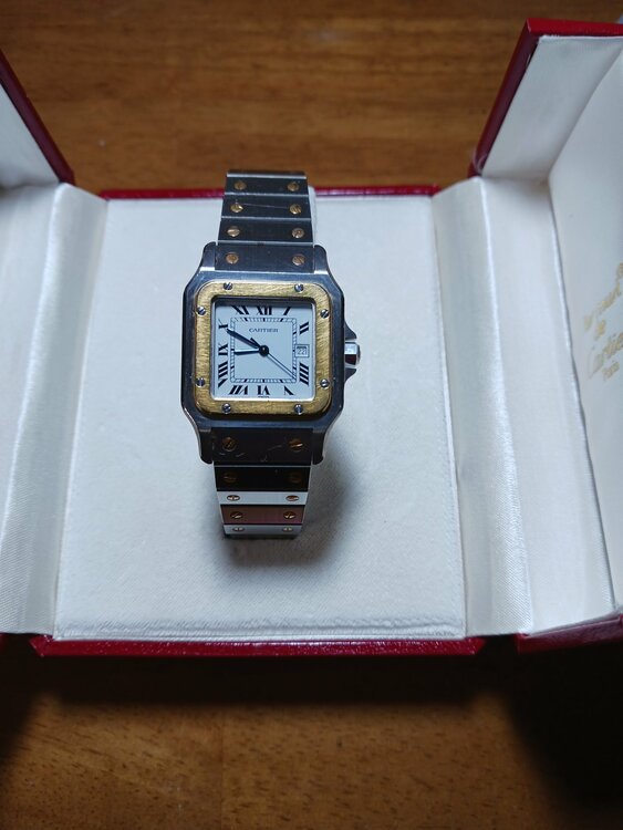 カルティエ サントス 2961 ss-18kこんび（高級時計）の商品画像 - 査定依頼日：2026年2月11日 - 最高査定価格：830,000円