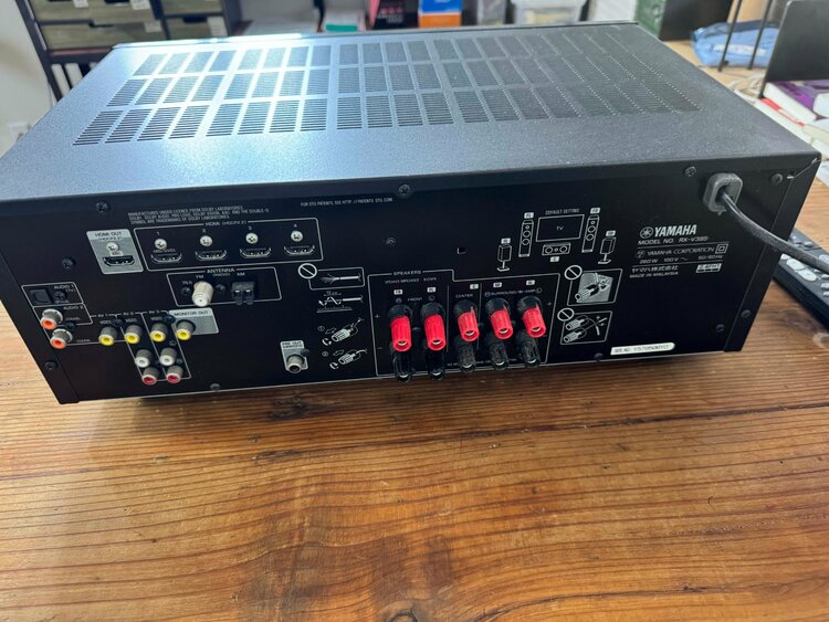 ヤマハ　アンプ　RXV-385（オーディオ・スピーカー）の商品画像 - 査定依頼日：2026年4月14日 - 最高査定価格：6,000円