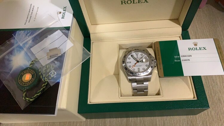 ロレックス エクスプローラー 21657（高級時計）の商品画像 - 査定依頼日：2025年5月19日 - 最高査定価格：1,370,000円