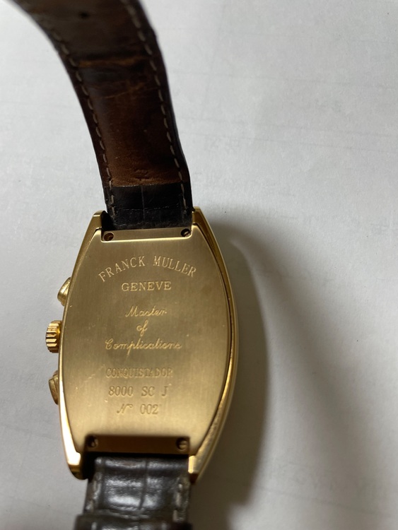 フランクミュラー コンキスタドール 8000SC（高級時計）の商品画像 - 査定依頼日：2025年9月5日 - 最高査定価格：260,000円