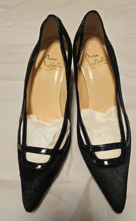 クリスチャンルブタン ハラコパンプス（古着・ファッション）の商品画像 - 査定依頼日：2025年11月22日 - 最高査定価格：100,000円