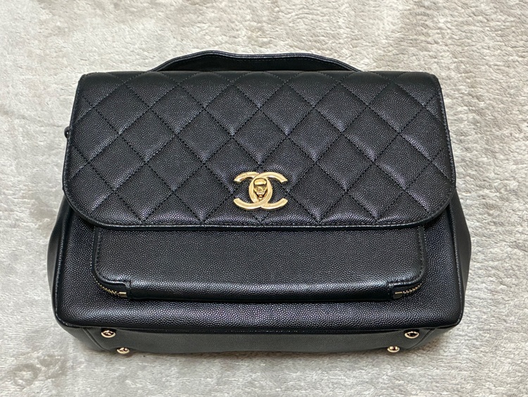 CHANEL シャネル アフィニティ バッグ キャビアスキン A93608（ブランドバッグ）の商品画像 - 査定依頼日：2026年3月4日 - 最高査定価格：400,000円