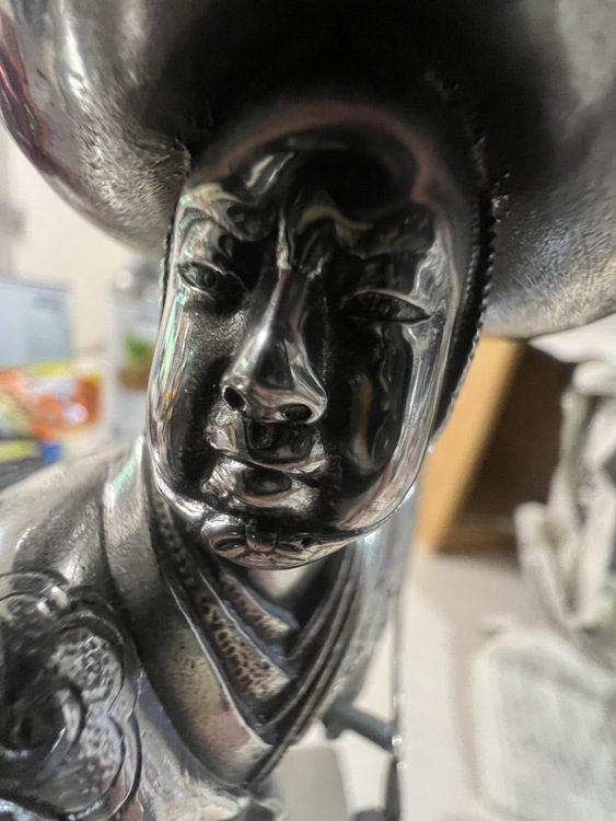 宮尾　太田道灌　純銀　1461g（美術品・骨董品）の商品画像 - 査定依頼日：2026年1月25日 - 最高査定価格：30,000円