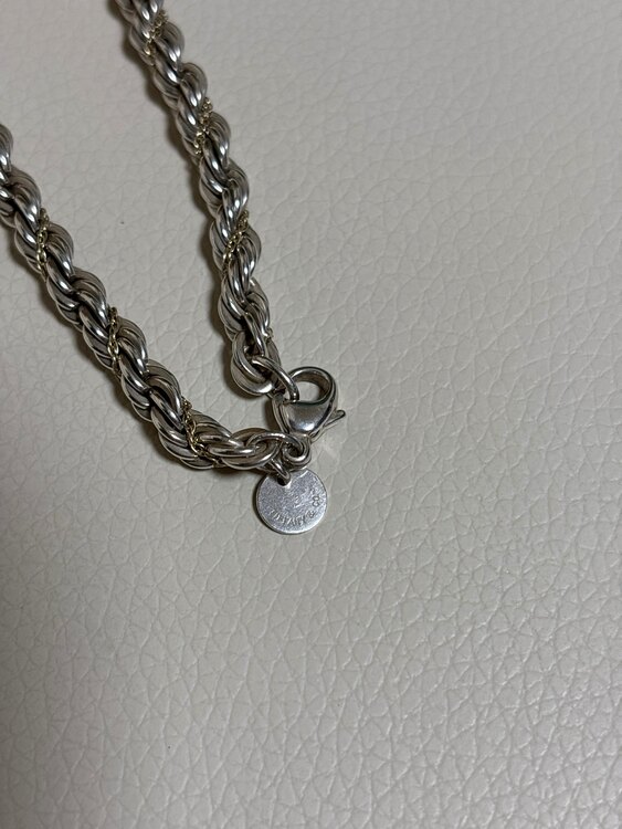 ティファニーブレスレット（金・貴金属）の商品画像 - 査定依頼日：2025年1月30日 - 最高査定価格：32,000円