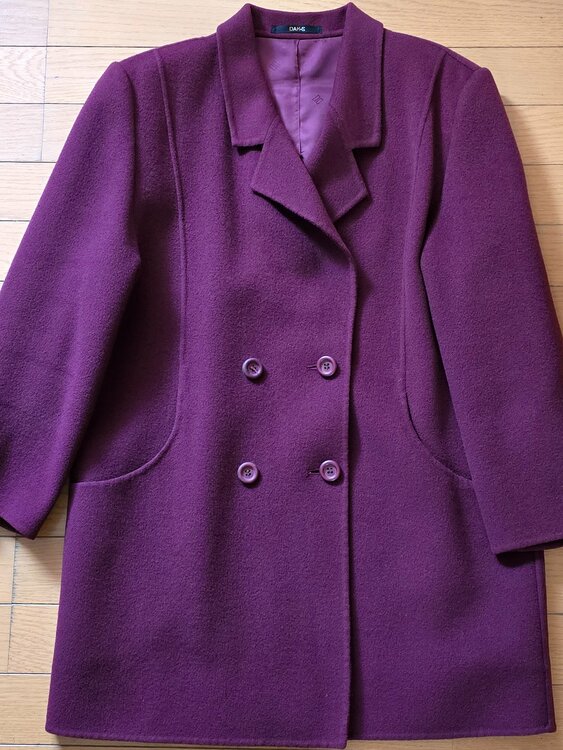 ハーフコート(カシミア混)（古着・ファッション）の商品画像 - 査定依頼日：2025年12月8日 - 最高査定価格：500円