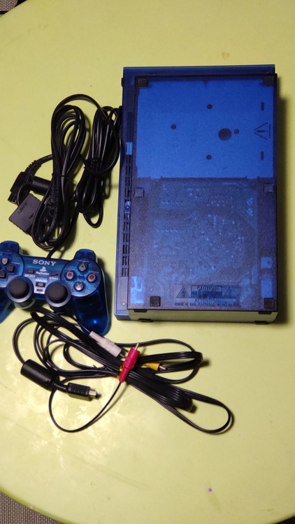 プレイステーション2 (ミッドナイトブルー) BB Pack (SCPH-500（ゲーム機本体・ゲームソフト）の商品画像 - 査定依頼日：2021年4月4日 - 最高査定価格：1,500円