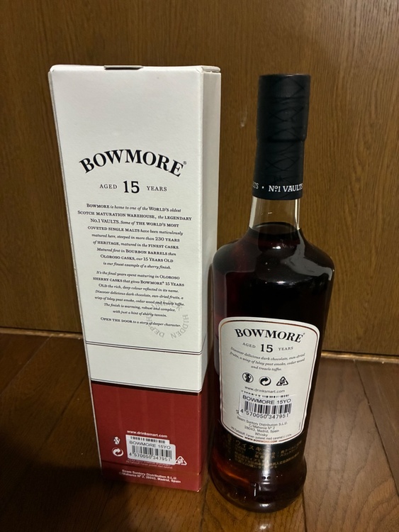 ボウモア18年（お酒）の商品画像 - 査定依頼日：2026年6月12日 - 最高査定価格：11,000円