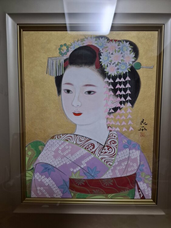 舞妓　良平（美術品・骨董品）の商品画像 - 査定依頼日：2026年2月28日 - 最高査定価格：60,000円