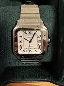 サントスドゥカルティエ  MM 白文字盤（高級時計）の商品画像 - 査定依頼日：2025年1月24日 - 最高査定価格：850,000円