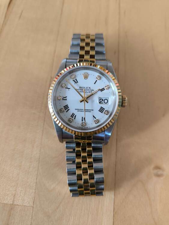 ロレックス デイトジャスト 16233g（高級時計）の商品画像 - 査定依頼日：2025年2月20日 - 最高査定価格：1,100,000円