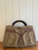 GUCCI バンブー キャンバストートバッグ（ブランドバッグ）の商品画像 - 査定依頼日：2026年1月8日 - 最高査定価格：30,000円