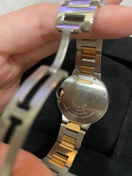 カルティエ バロンブルー W3BB000（高級時計）の商品画像 - 査定依頼日：2025年2月22日 - 最高査定価格：1,200,000円