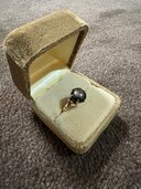 ブラックスターサファイヤ　18kリング（宝石）の商品画像 - 査定依頼日：2025年5月29日